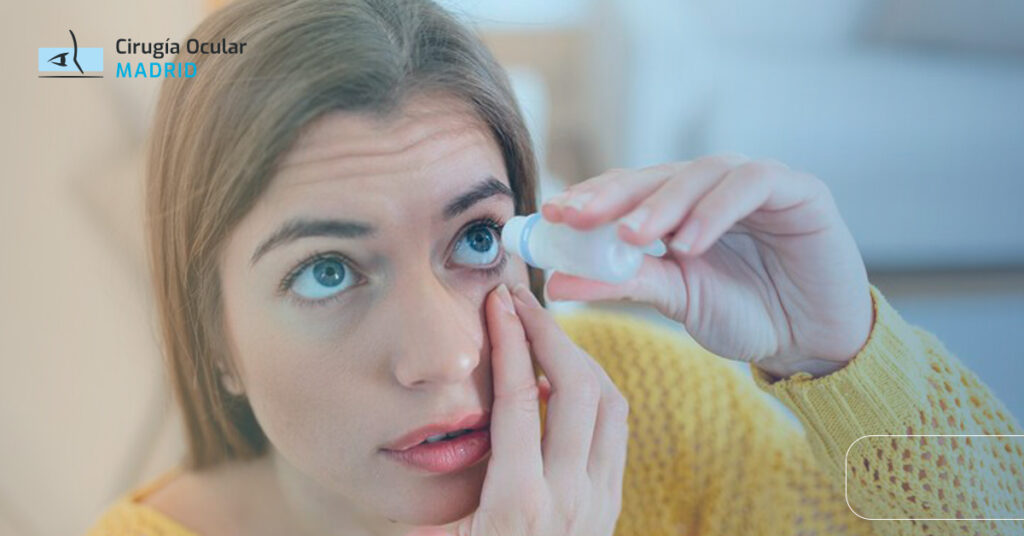Tipos de colirios con y sin receta para la conjuntivitis