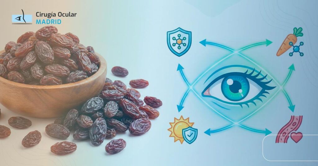 Beneficios de las pasas para la salud visual
